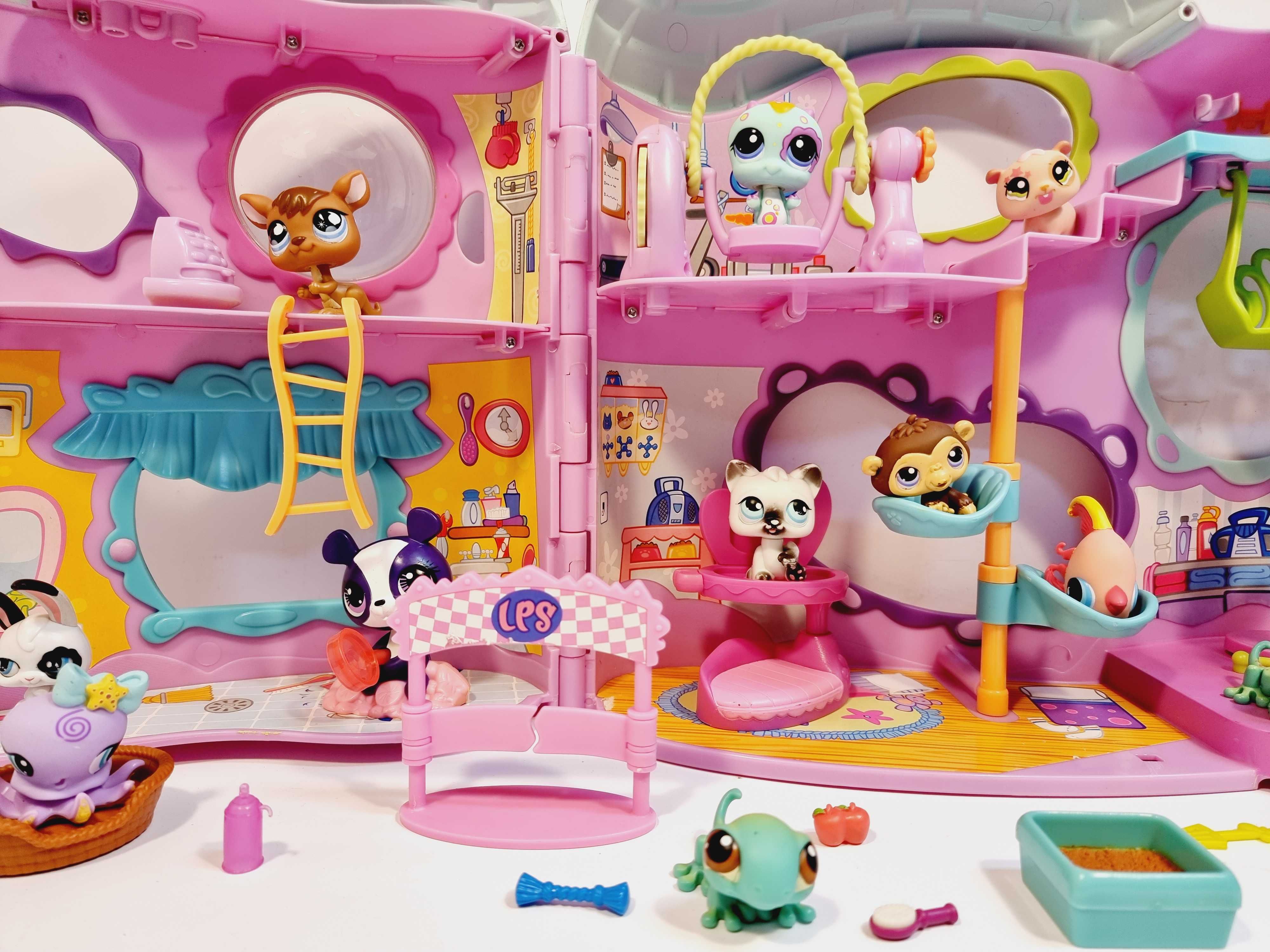 LITTLEST PET SHOP  -  MEGA Villa dla LPS + Figurki Lps + Akcesoria Lps