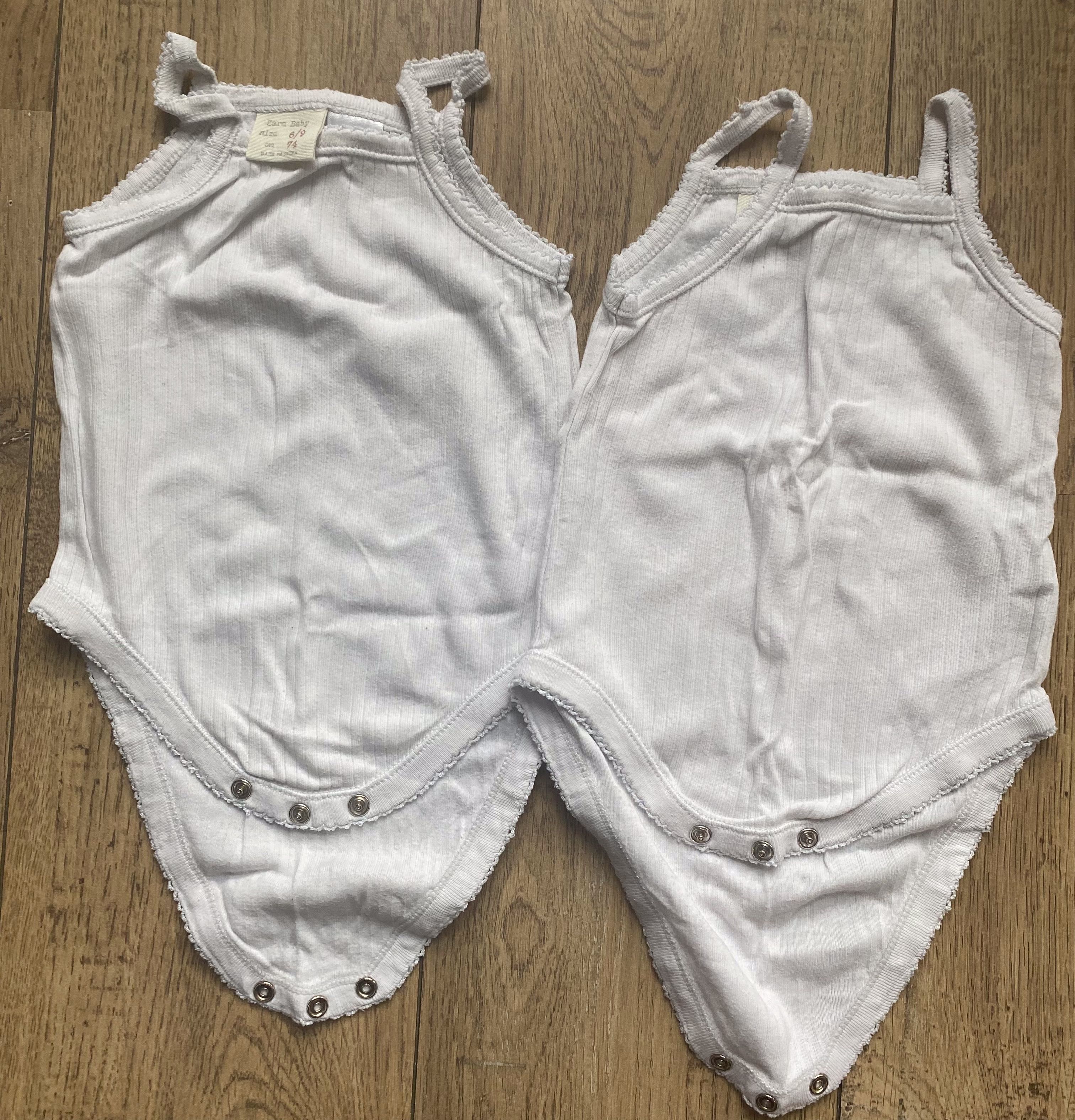 Body niemowlęce Zara (2 sety) w rozm. 74