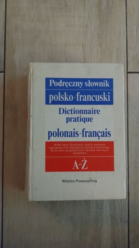 Podręczny słownik polsko francuski Stan bardzo dobry A-Ż