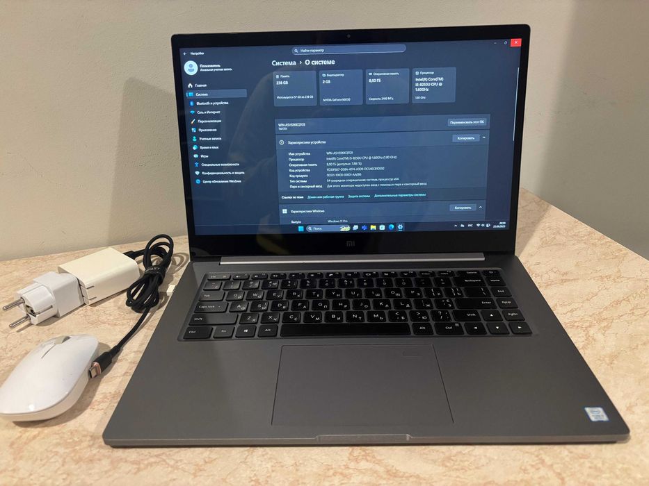 Ноутбук Xiaomi Mi Notebook Pro 15,6 core i5-8250U 8/256 Gb