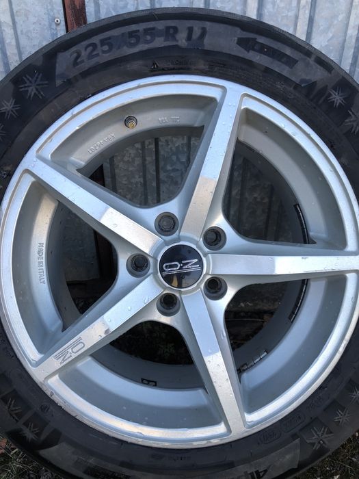 Alufelgi 5x112 R17 komplet z oponami zimowymi