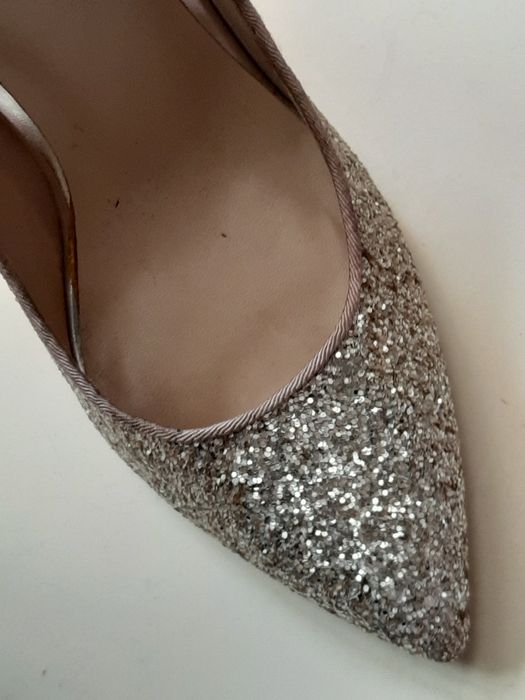 Sapatos Berska Brilhantes Rose Gold