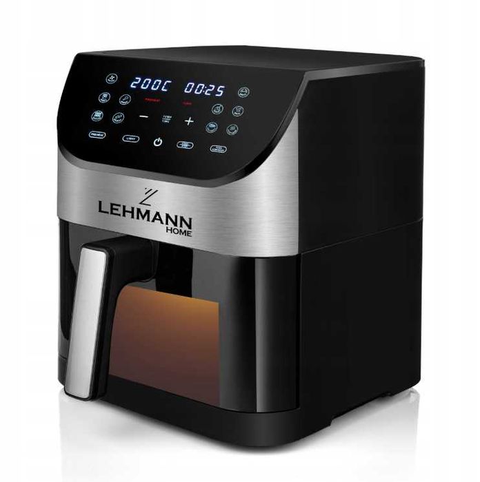 NOWA Frytkownica Beztłuszczowa Air Fryer 6L 1500W LCD 12 Programów