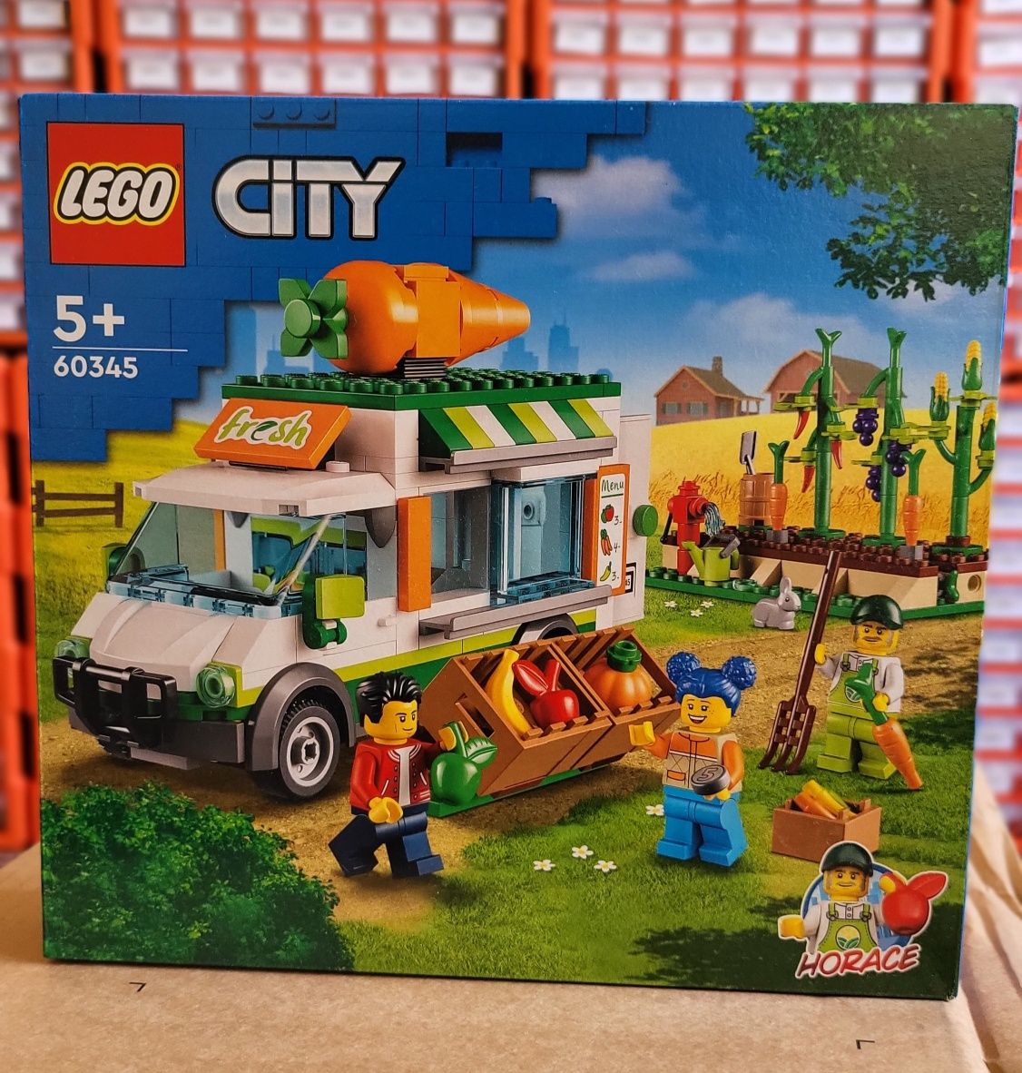 Lego City 60345 Furgonetka na targu