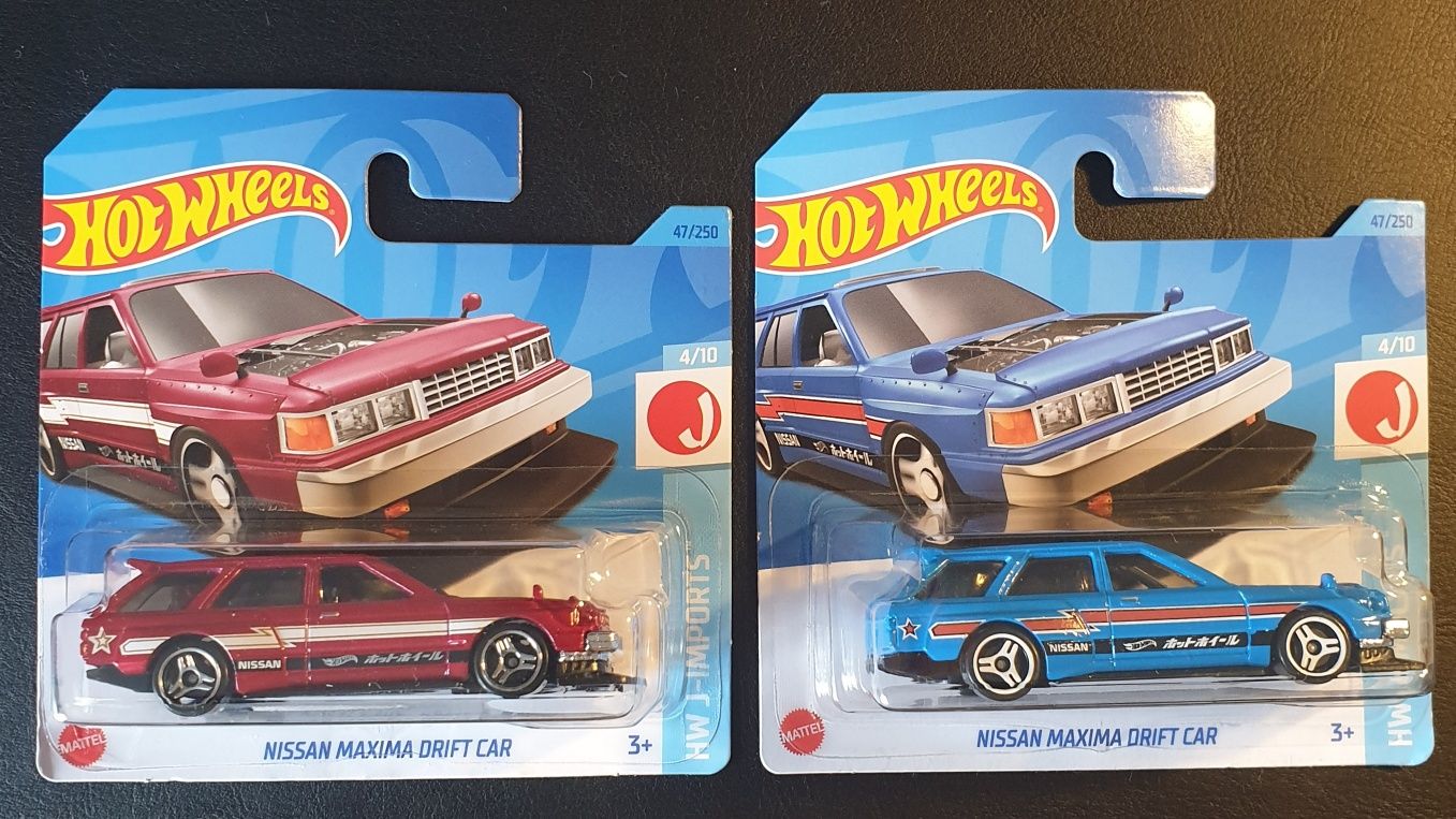 Hot Wheels Nissan Maxima Drift Car (zestaw 2 sztuki)