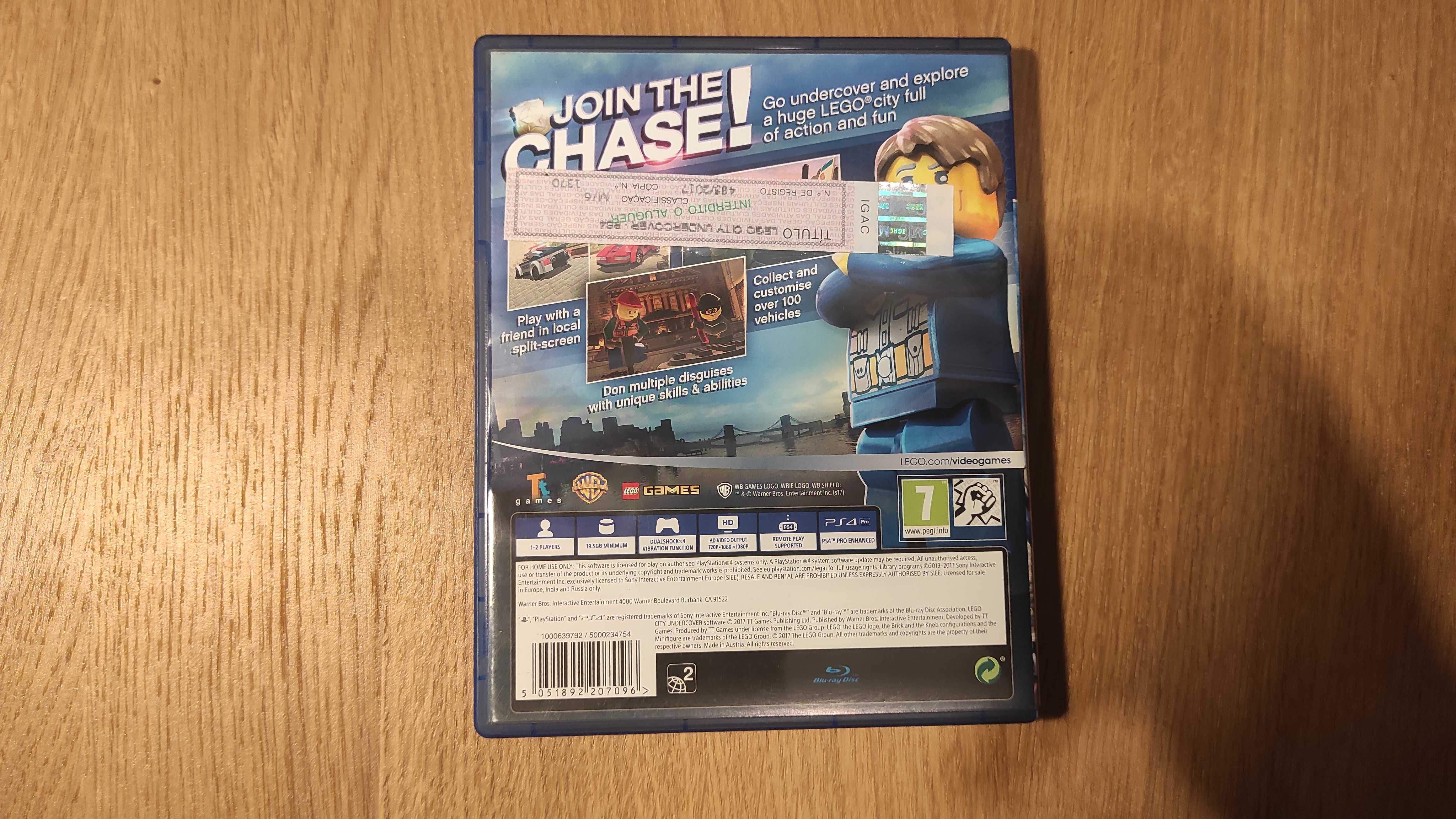 Lego City Undercover - Jogo PS4 Usado