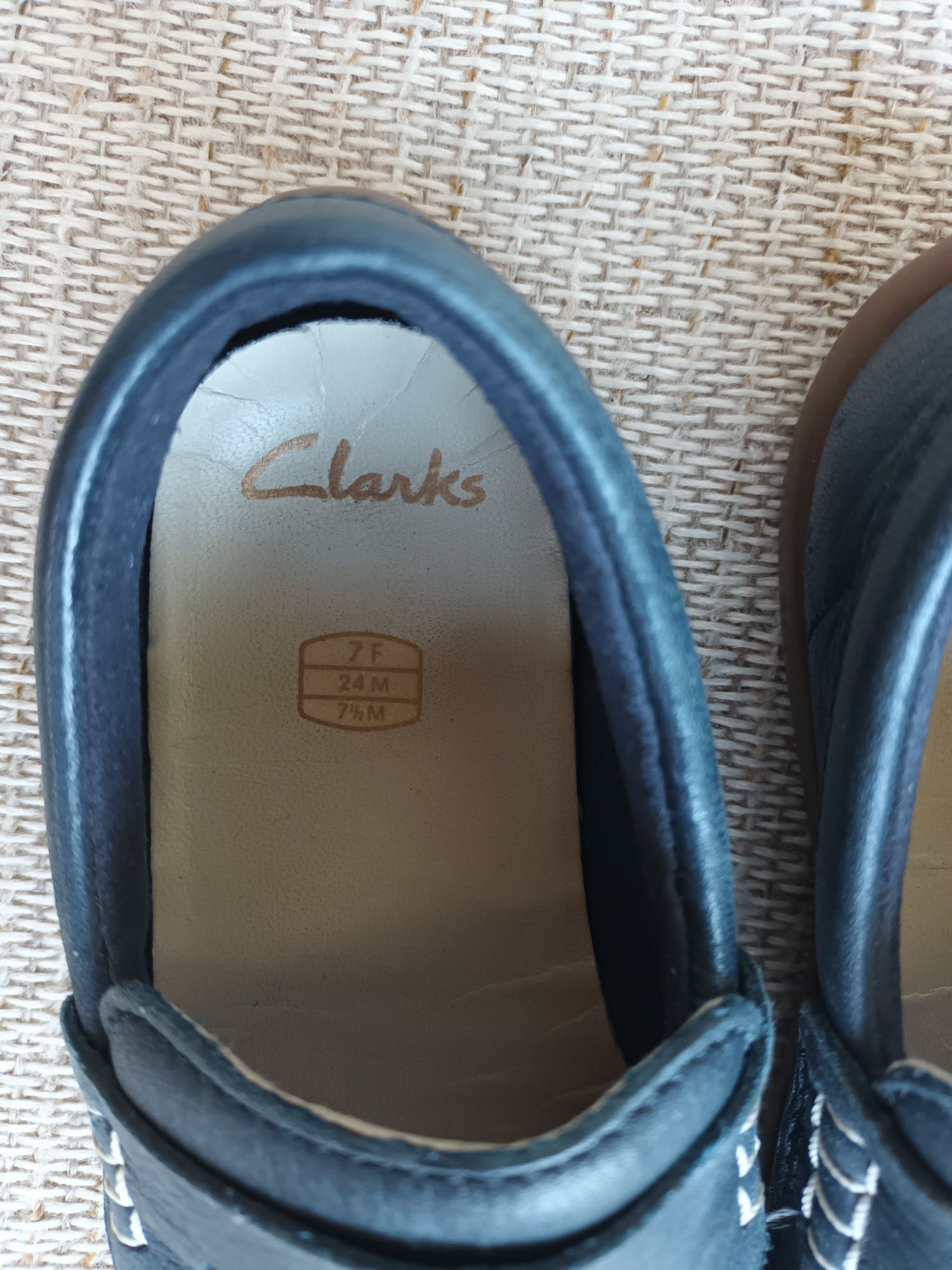 Mokasyny Clarks granatowe