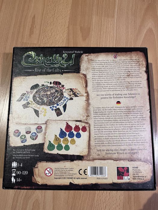 „Cthulhu: Rise of the Cults” (nowa, otwarta, kompletna)