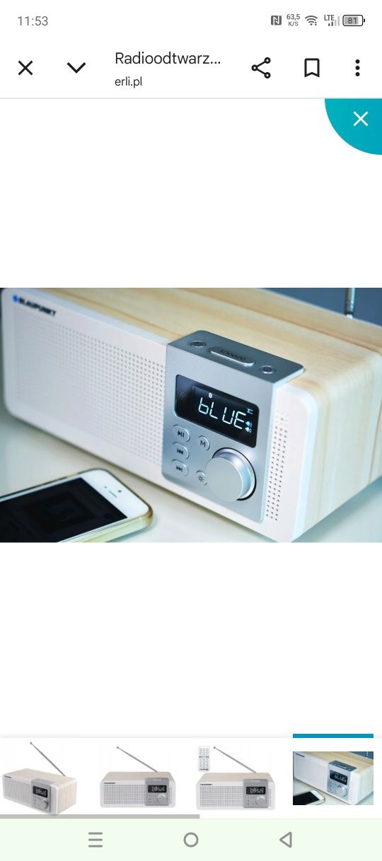 Radio Blaupunkt PP14BT głośnik bluetooth