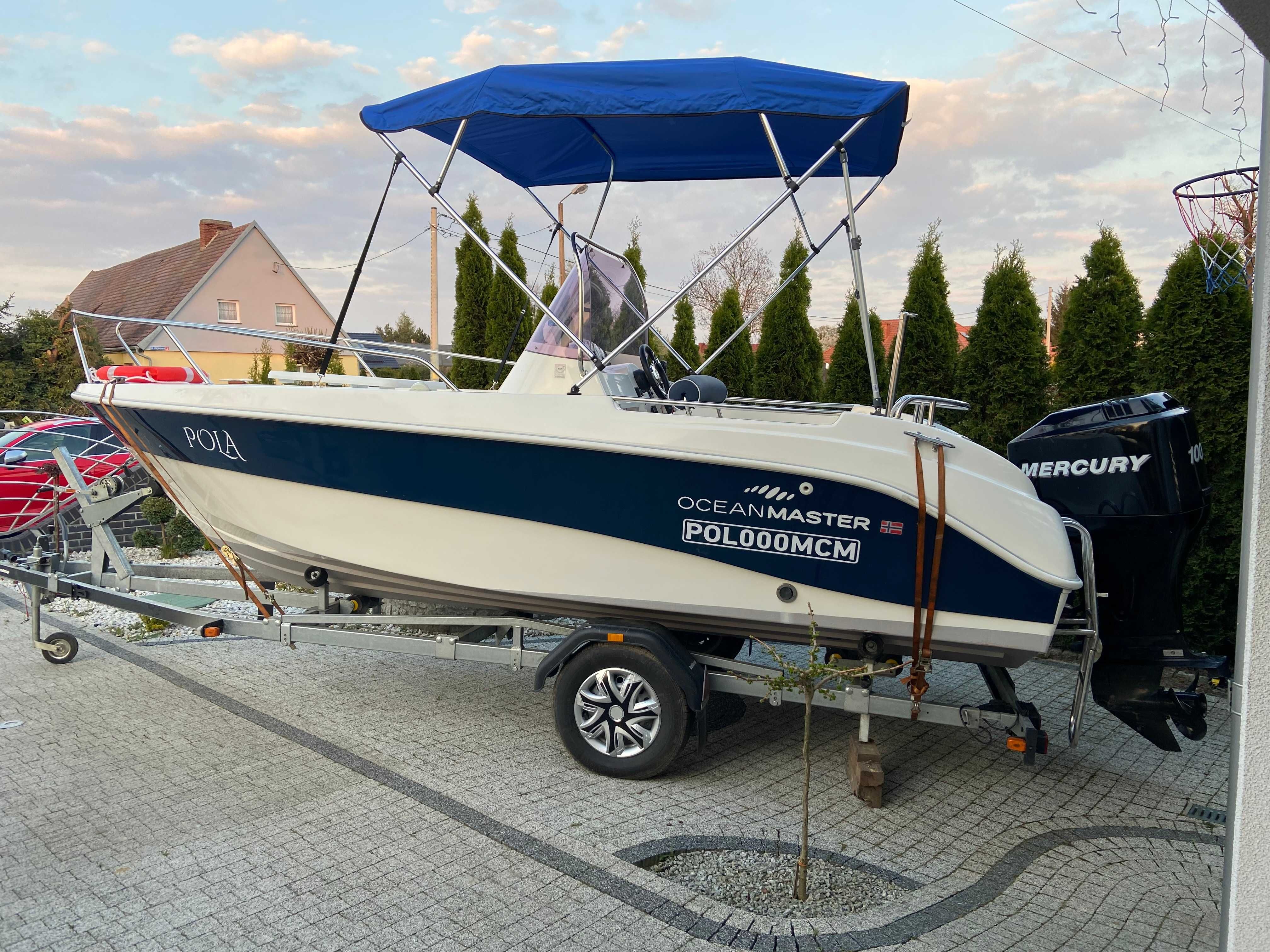 Lodz motorowa Oceanmaster 550  Mercury 100