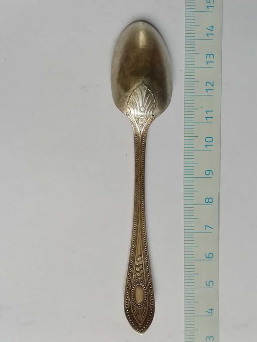 Łyżeczka ozdobny do ciast i przystawek plater sygnowany