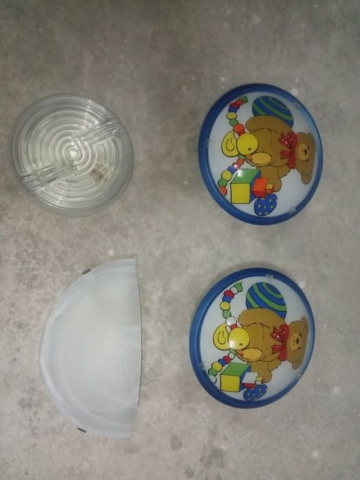 5 Candeeiros de parede ou teto com casquilho e oferta das lâmpadas