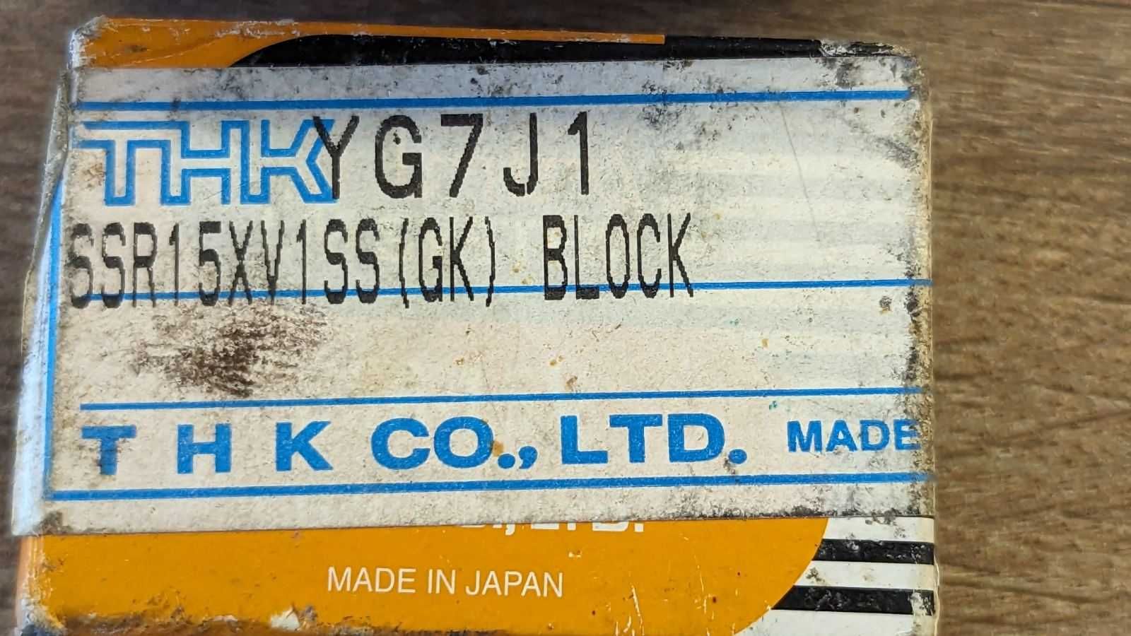 Линейная направляющая SSR THK YG7J1 SSR15XV1SS(GK) BLOCK Japan