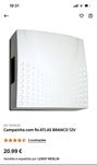 Campainha com fio ATLAS BRANCO 12V