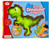 dinozaur t-rex rzutnik projektor + pisaki ta0048