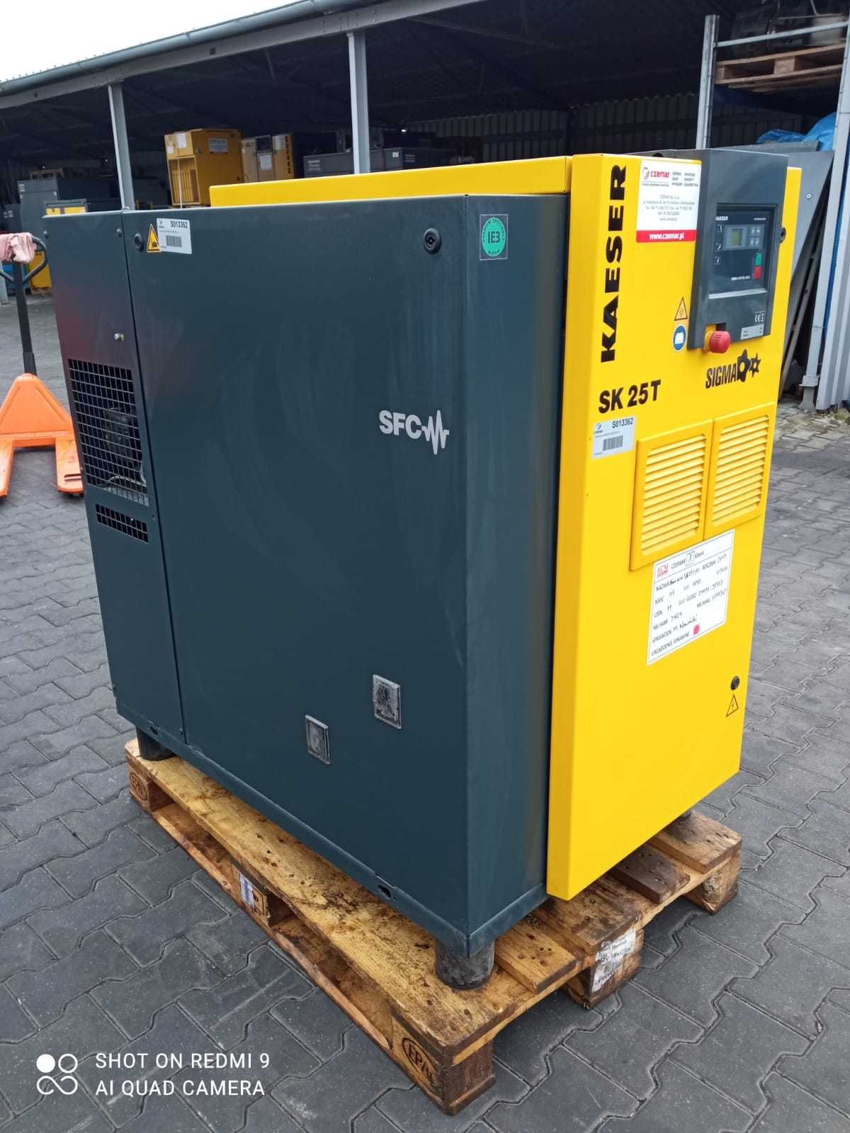 Sprężarka śrubowa kompresor Kaeser SK25SFC T,15 KW 2,55m³ S013362