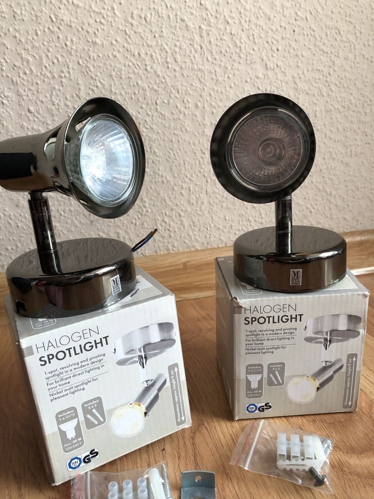 2x Halogen Spotlight NOWE