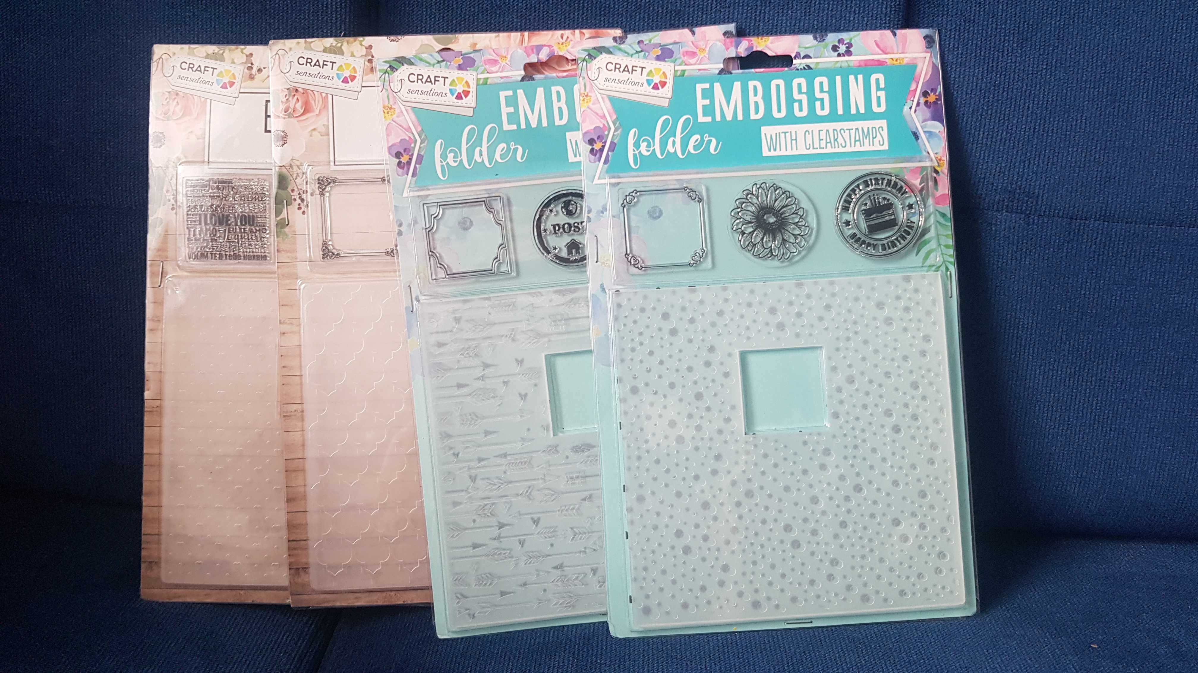 Folder do embossingu, wytłaczanie, scrapbooking + stemple