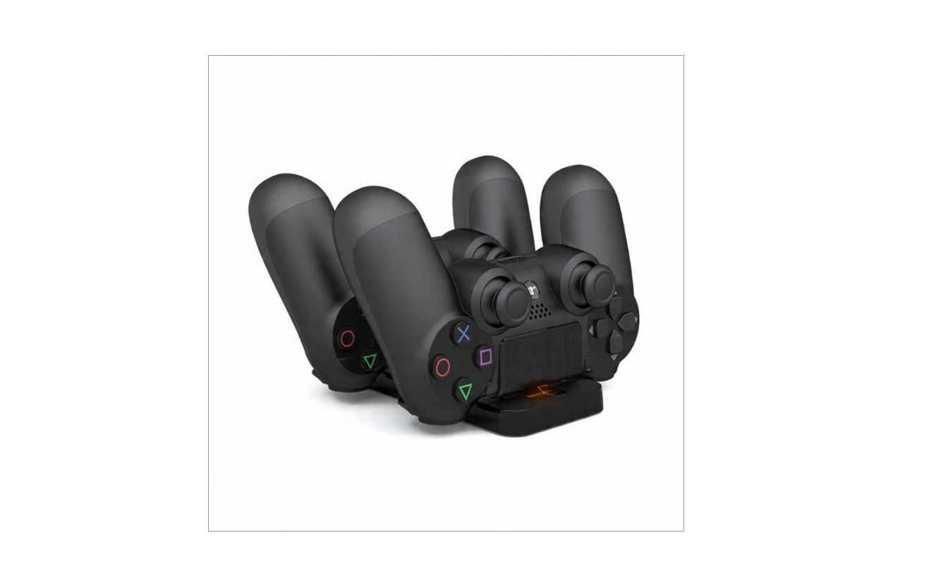 Stacja Dokująca Ładowarka do Padów PlayStation 4 PS4 Czarna Pad