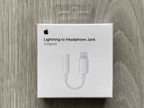 Oryginalny Adapter Przejściówka Słuchawek Iphone Lighting do Jack