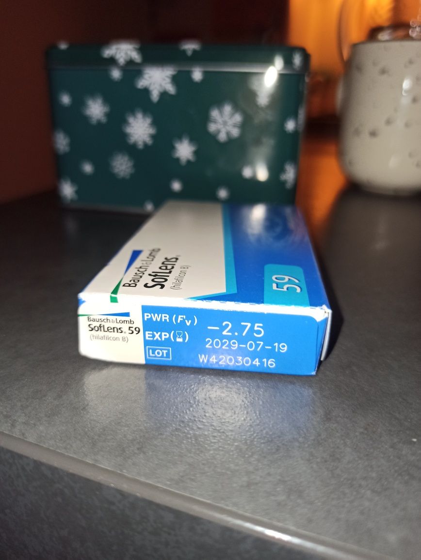 Soczewki miesięczne SofLens 6sztuk (-2,75)