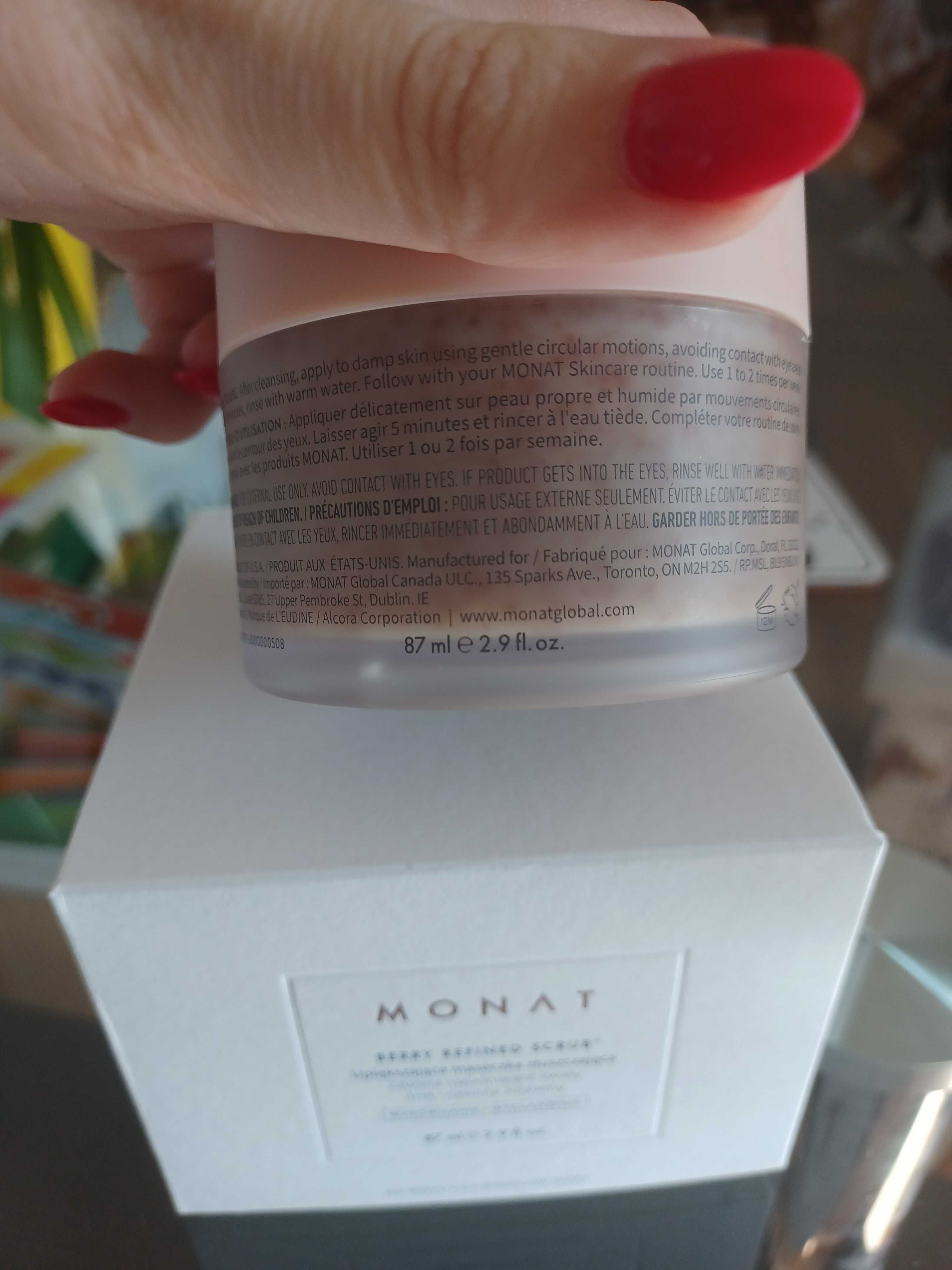 Monat Berry Refined Scrub 2 w 1, 87ml