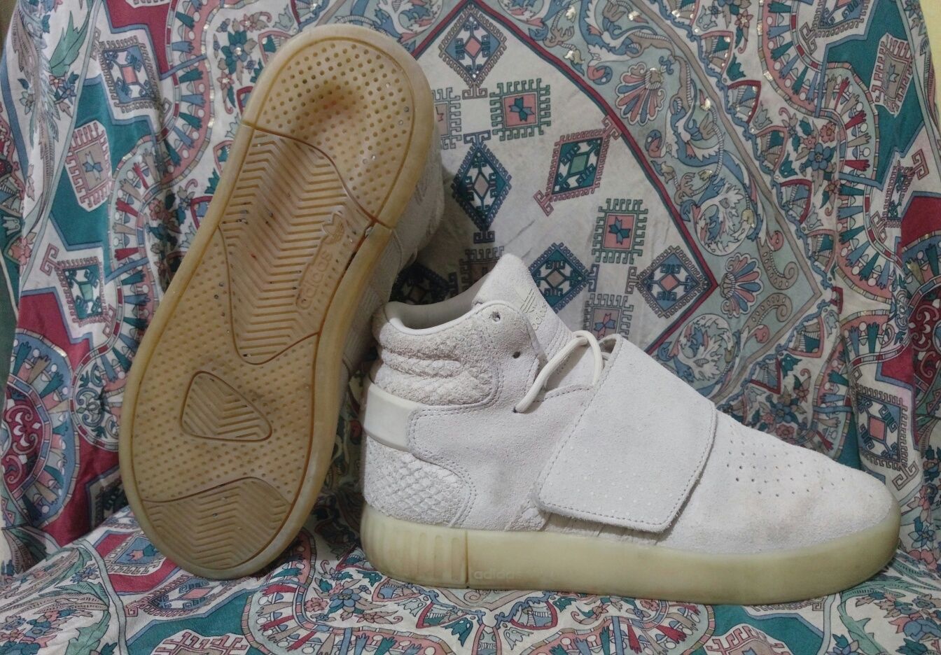 Оригинал осенние кожаные замшевые ботинки Adidas
