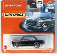 BMW 2002  ano 69 ( black ) Matchbox - Escala 1/64 - NOVO