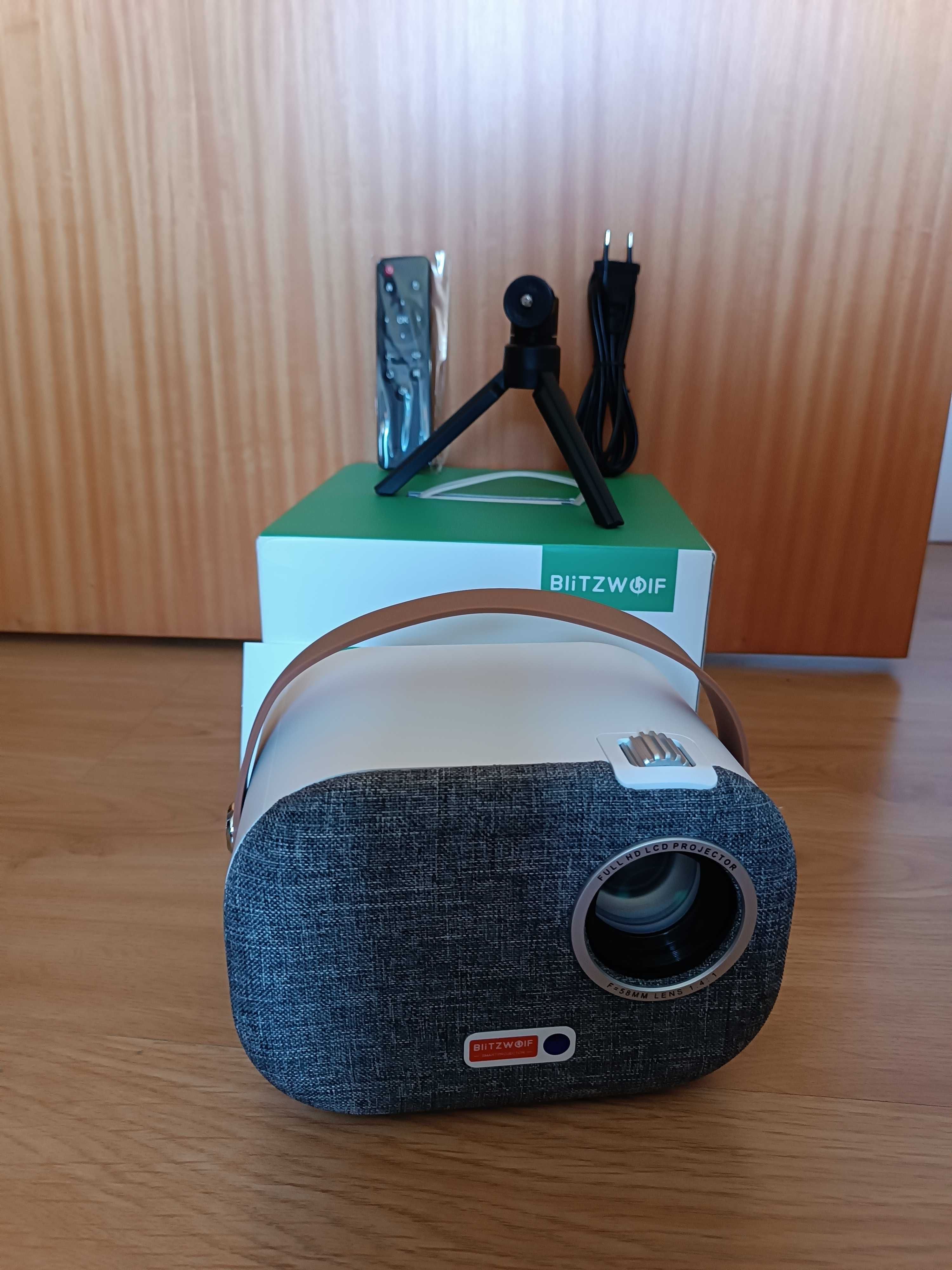 Projetor Android 5G / Blitzwolf / WiFi / 3300 Lumens/ 1080p (NOVO)