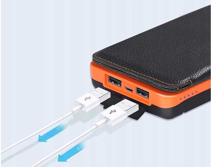 Power Bank Solarny 25.000mAh z Ładowarką Solarną 6W Addtop HIS025