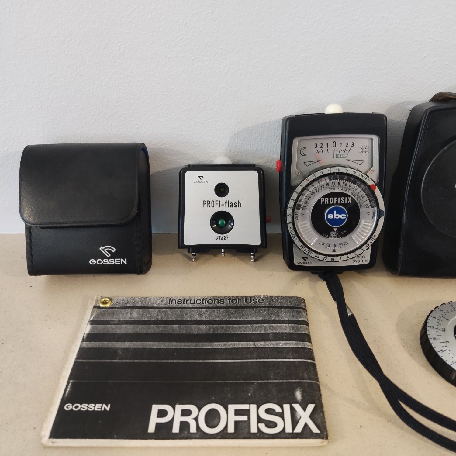 Conjunto Fotometro Gossen SBC Profisix - vintage