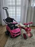 Auto pchacz jeździk 3w1 zestaw