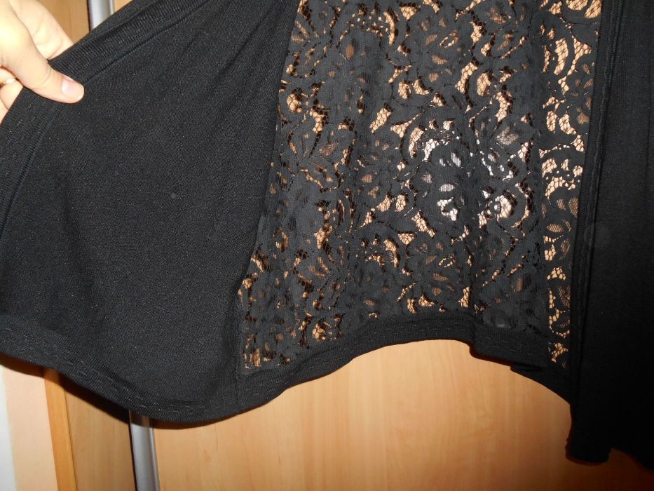 кофточка болеро черная с гипюром