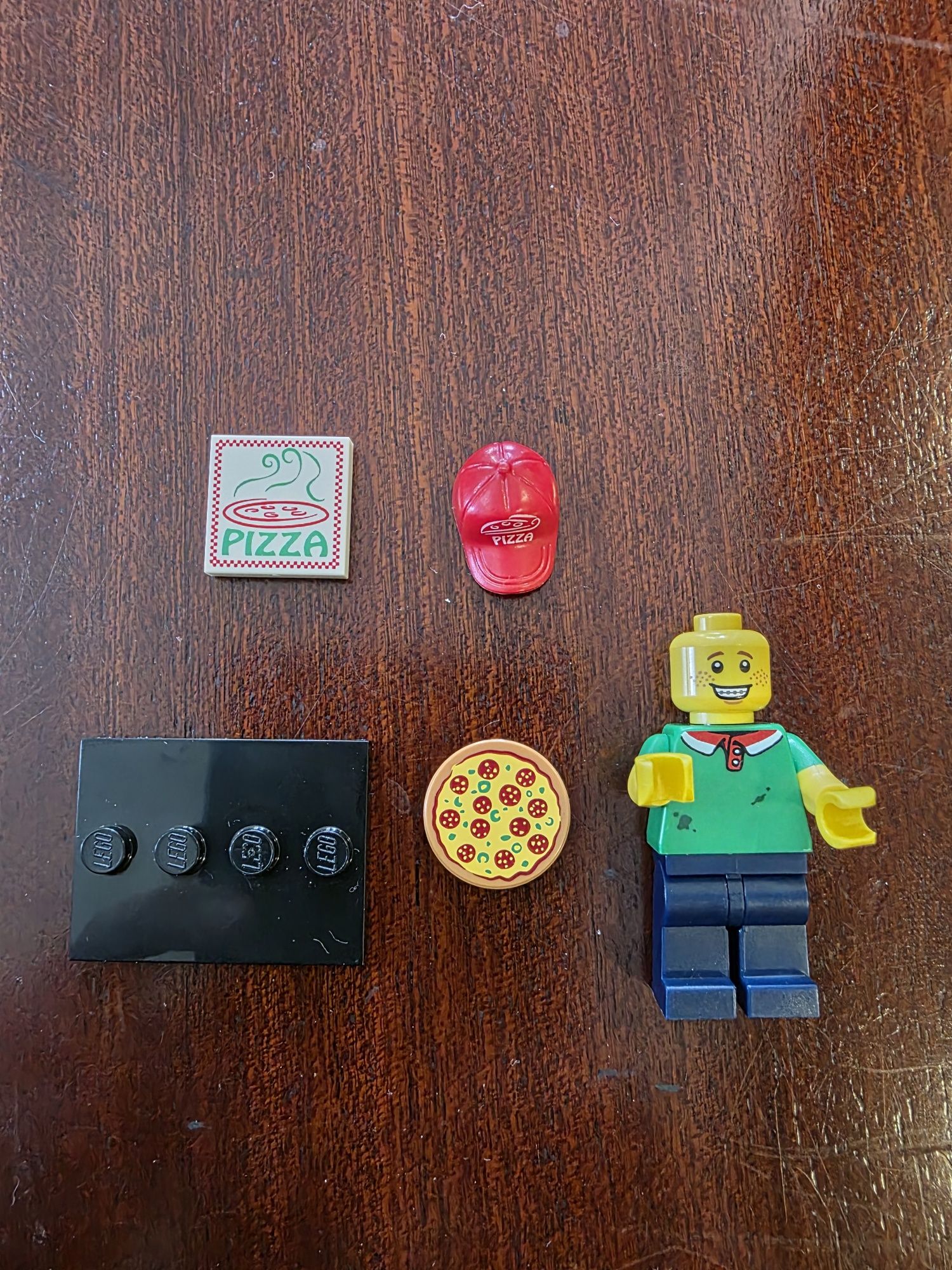 LEGO Minifigure Pizza Delivery Guy #11 (12a Série)