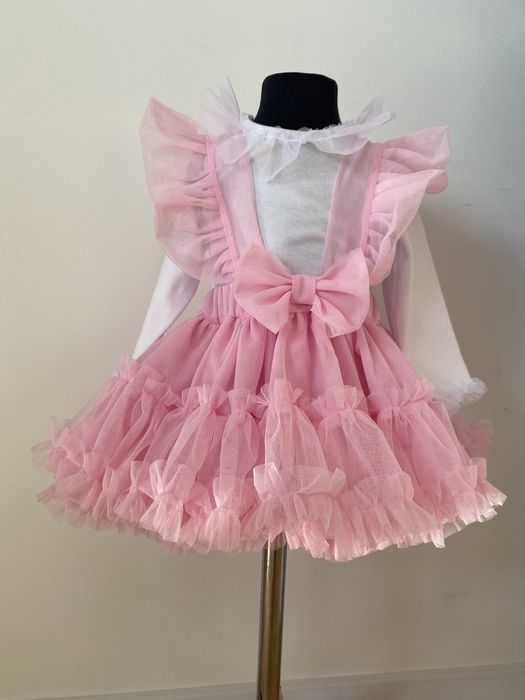 Sukienka 74/80 falbaniasta roczek