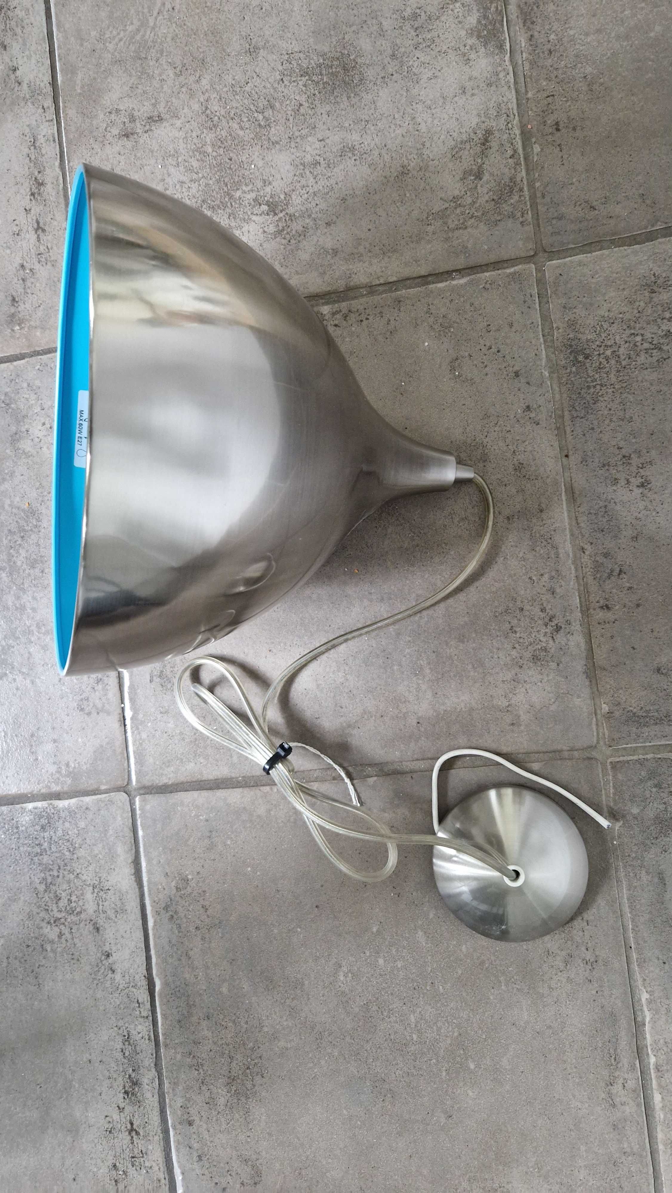 Lampa wisząca inox