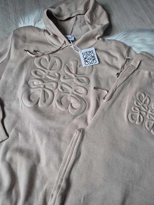 Костюм Loewe в'язаний сірий, беж