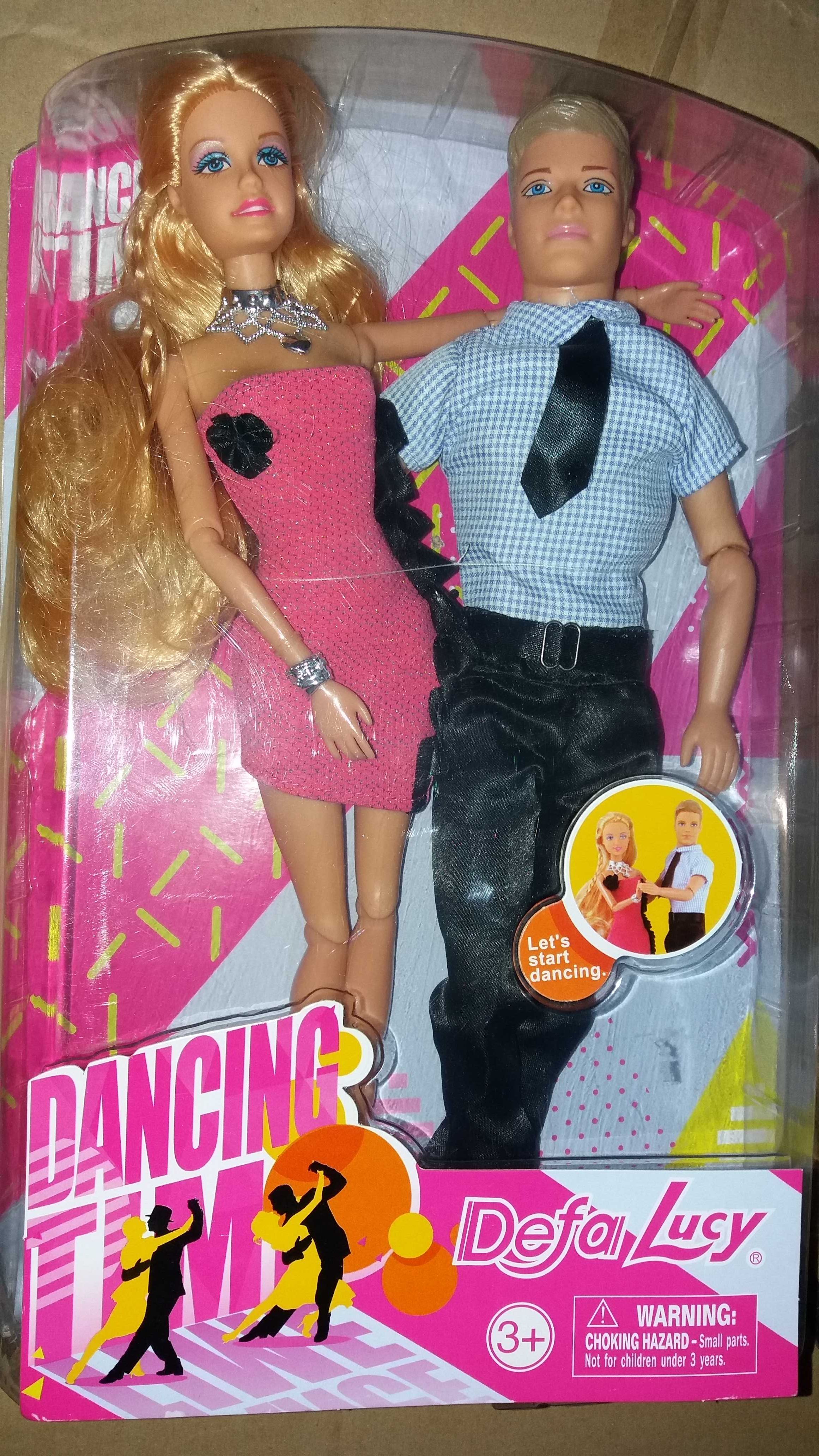 Куклы шарнирные Барби и Кен "Defa"