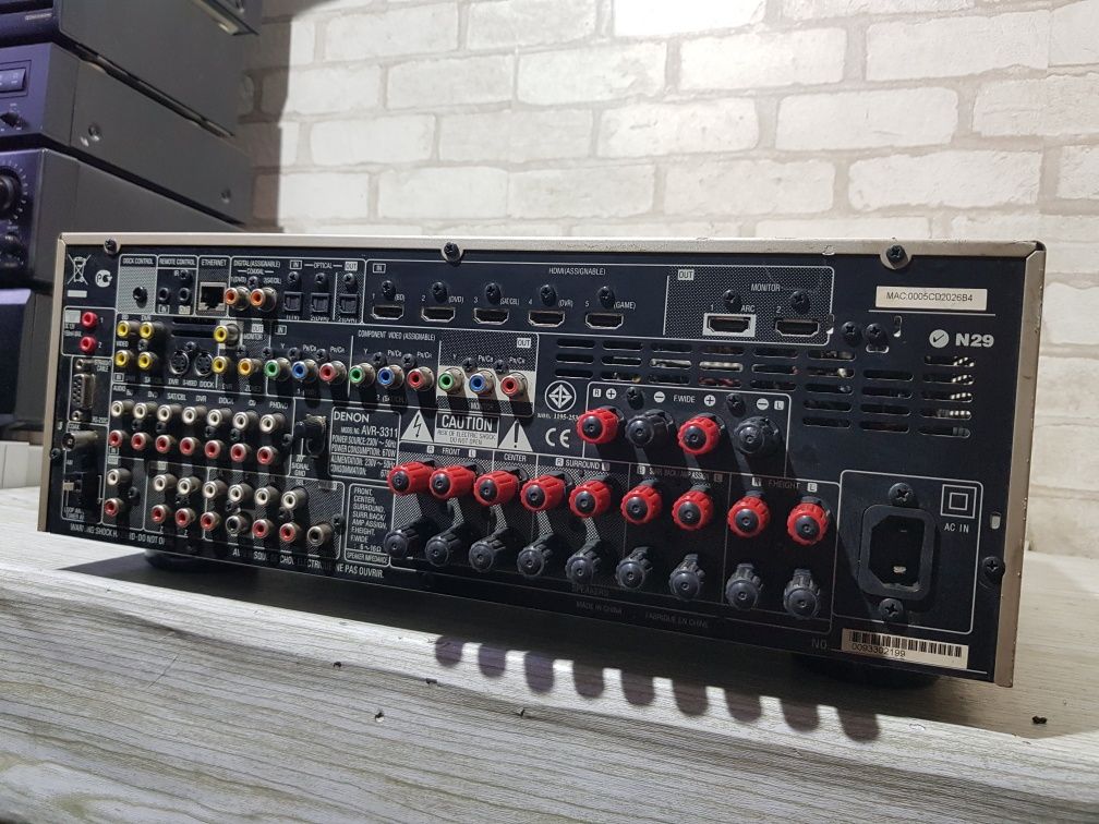 Пульт!AV ресивер/підсилювач Denon AVR-3311 7×165Вт LAN, HDMI USB