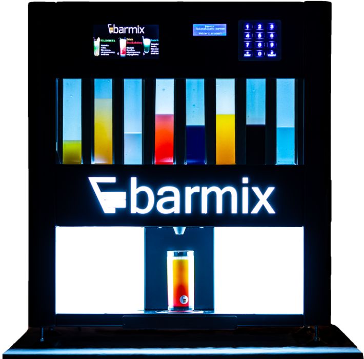 Barmix - automatyczny barman, bar, napisy LOVE ciężki dym balony