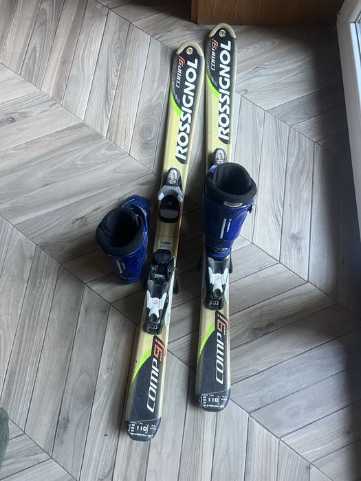Лижі на 110 см і бутси до них дуже гарний стан