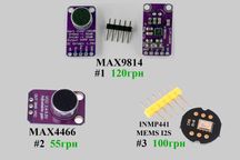 Модуль микрофона (Arduino) MAX9814/MAX4466/INMP441