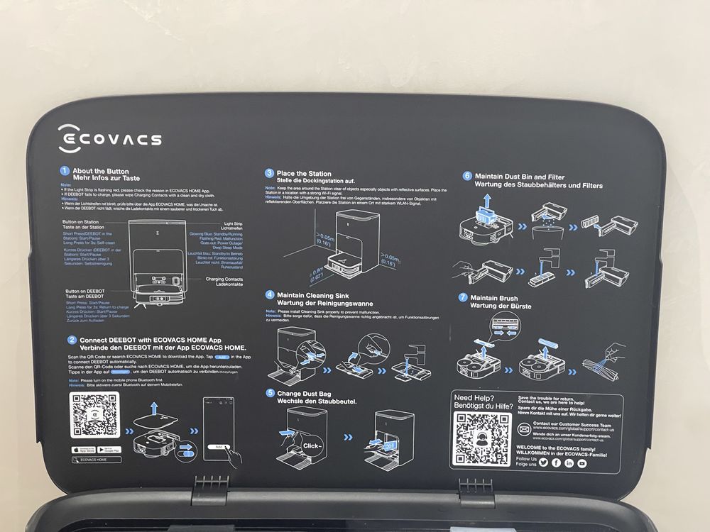 Миючий робот пилосос Ecovacs DEEBOT X2 Omni