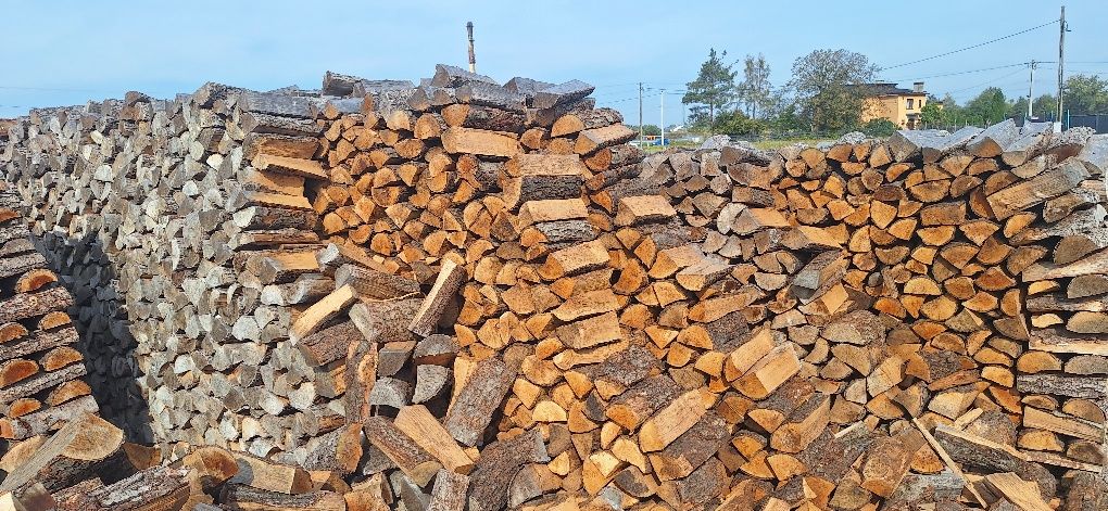 Drewno kominkowe opał uczciwe solidne m3 Sosna Brzoza Buk grab dąb