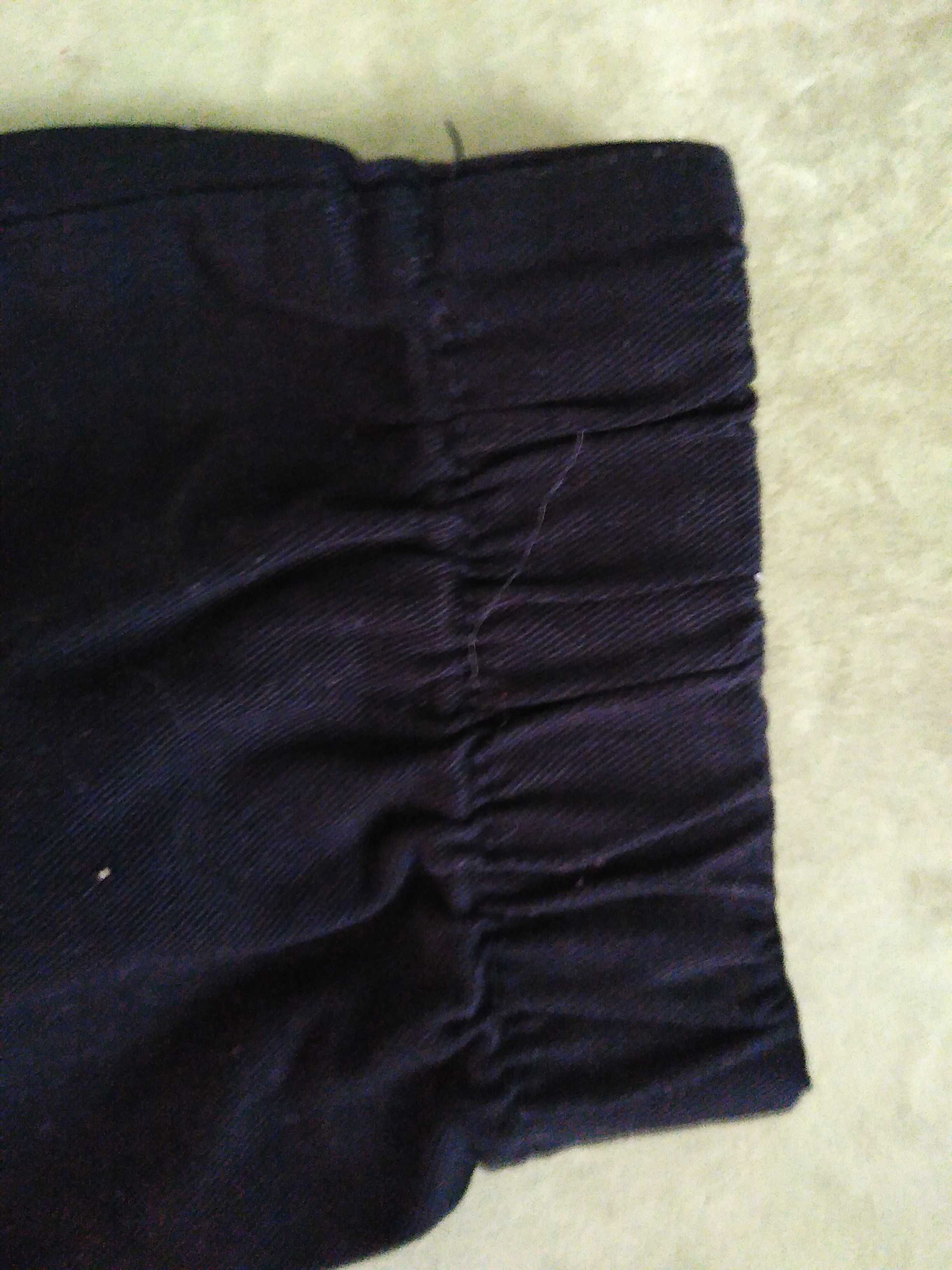 Spodnie z gumką Bershka czarne r.36