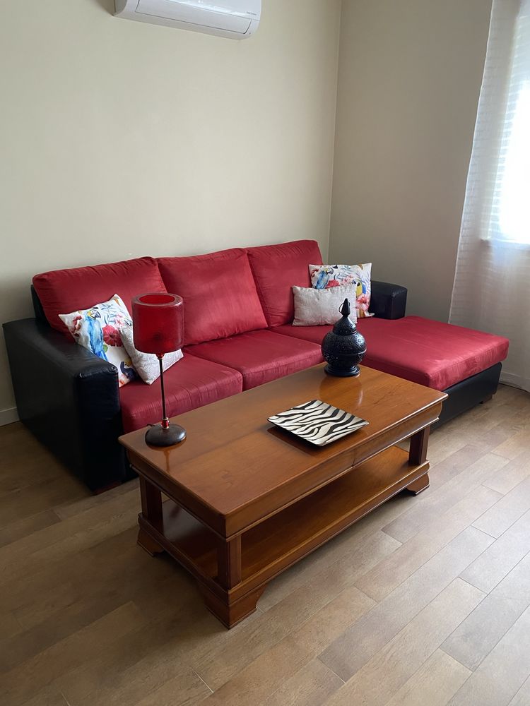 Mesa de centro em madeira maciça de cerejeira