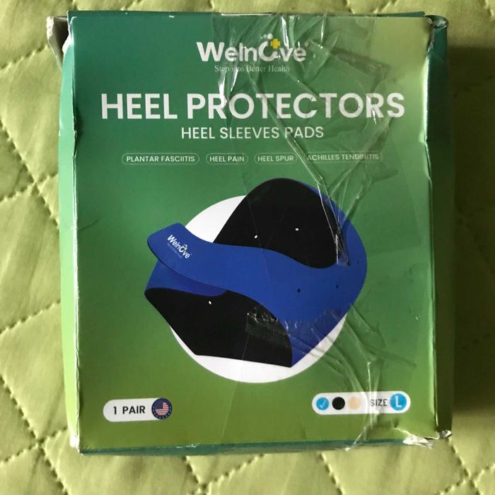 Захисні накладки Welnove для п'ят, 2 шт., розмір L . Нові .