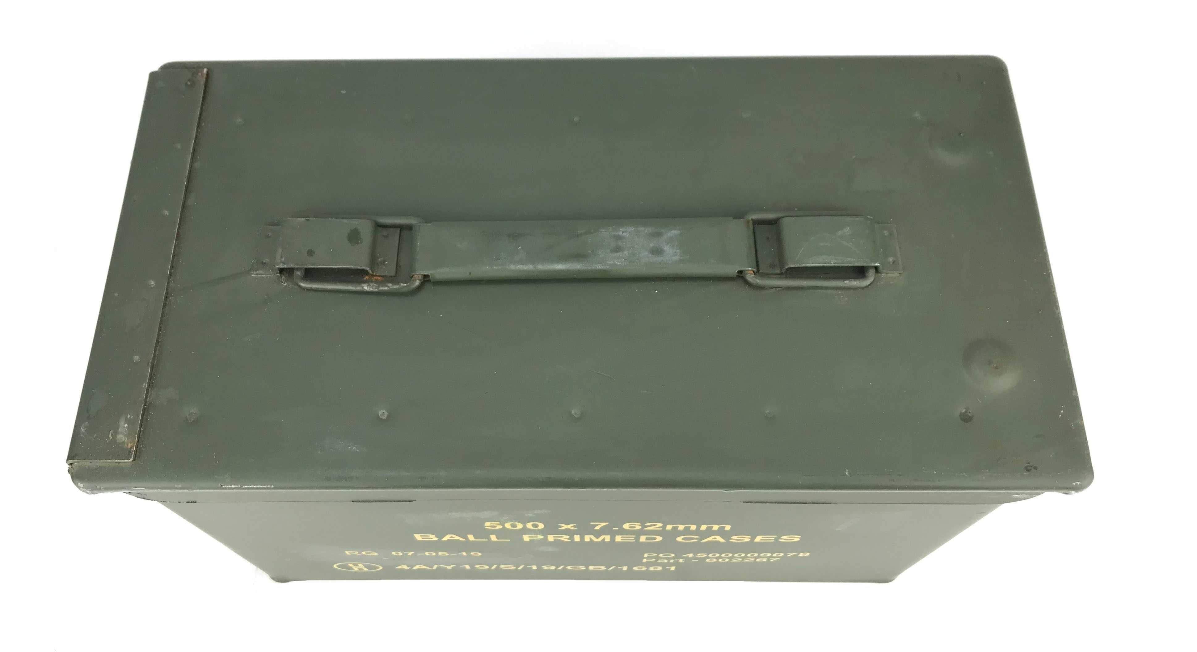 Metalowa skrzynka amunicyjna model US ARMY - mała