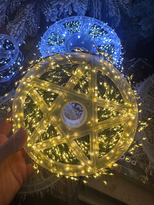 Світлодіодна Гірлянда «Роса Мішура Лапа» на котушці USB