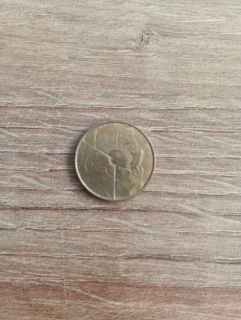 Moneta 5 Franków Belgia 1986r